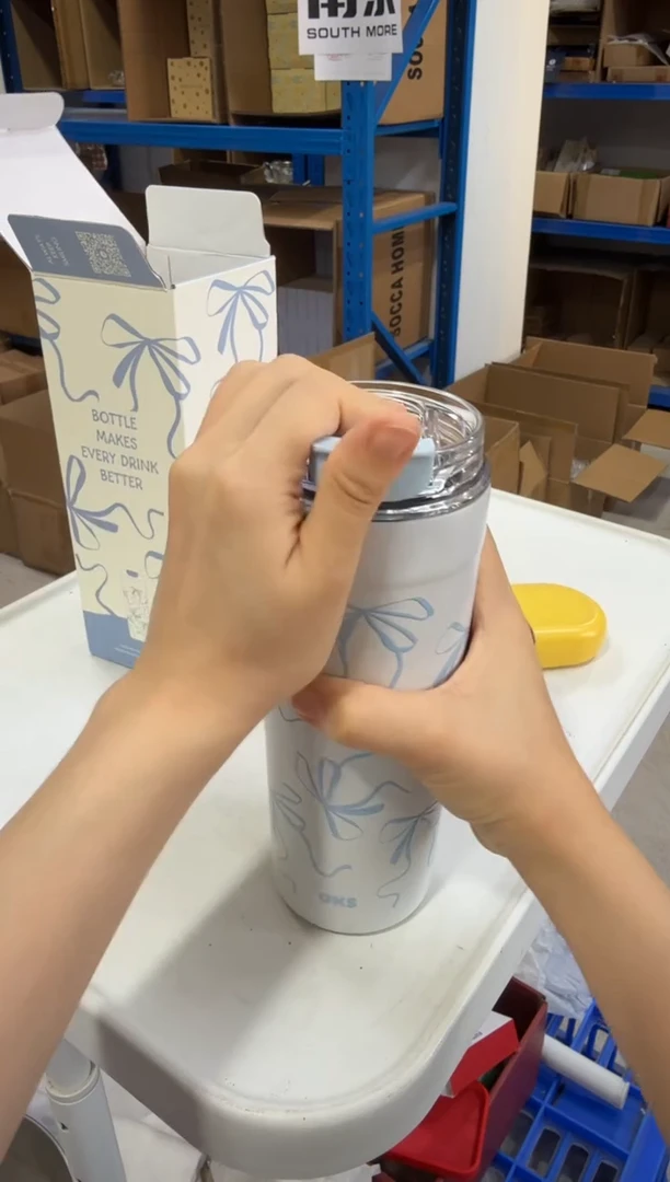 瓷片316L摩卡杯蓝梦芭蕾550ml