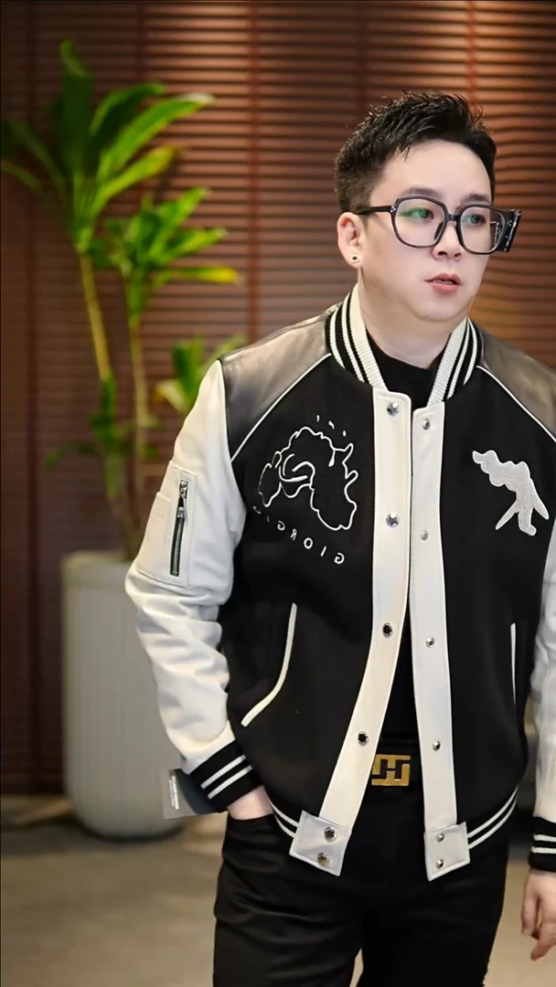 48码（100-125斤）真皮羊毛夹克