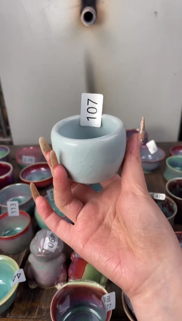 【闪购商品】摆件钧瓷手工茶器窑变