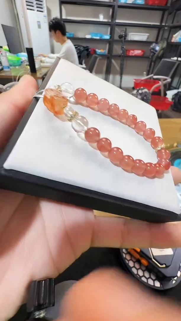 未镶嵌手链南红玛瑙晶1020 约7mm