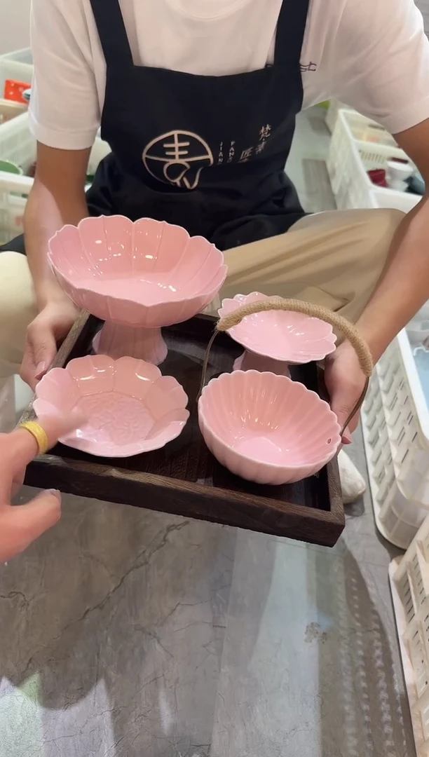 瓷片微瑕商品，介意勿拍②-托盘