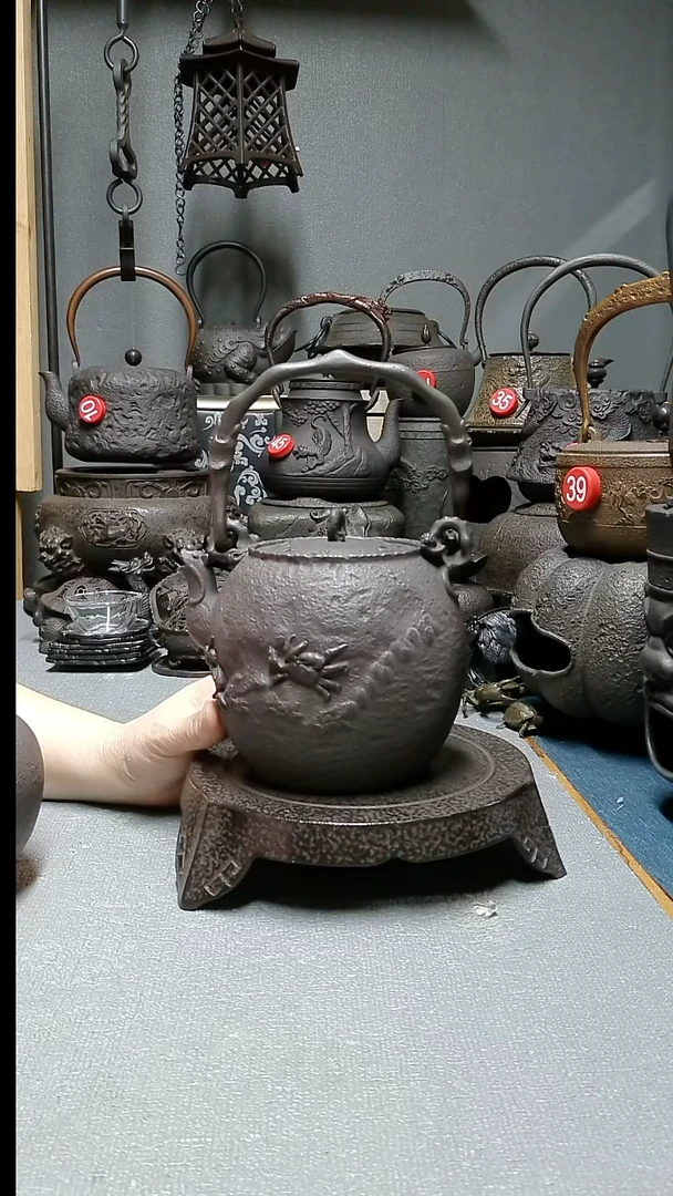 铸铁奋*者无涂层烧水壶