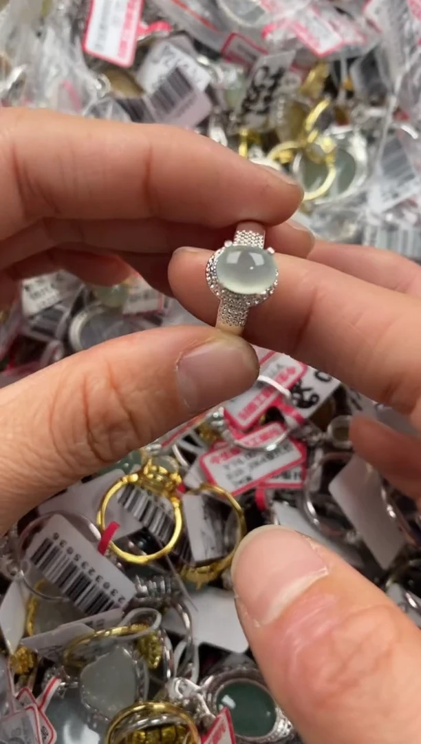 未镶嵌戒指翡翠444   4