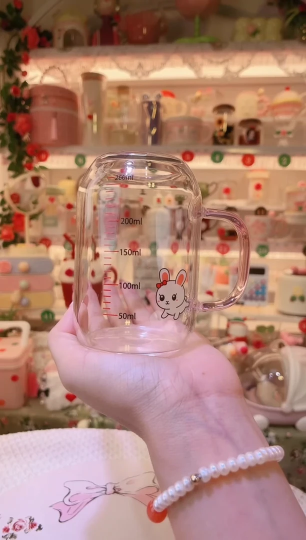 开播福利，仅剩一件！牛奶杯粉色