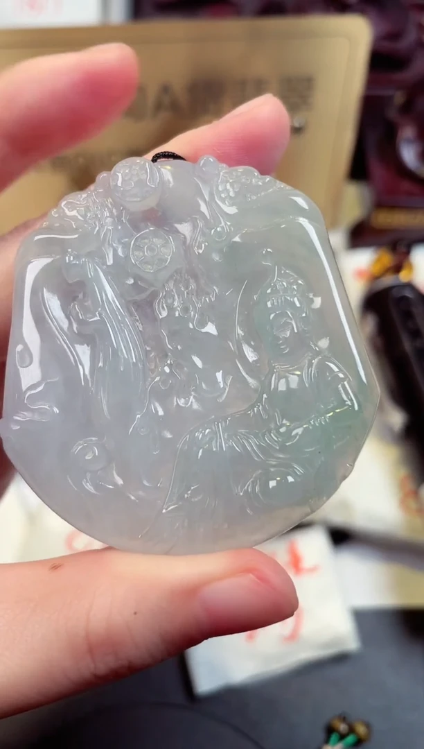 【闪购商品】翡翠颈饰未镶嵌天然缅甸翡翠A货