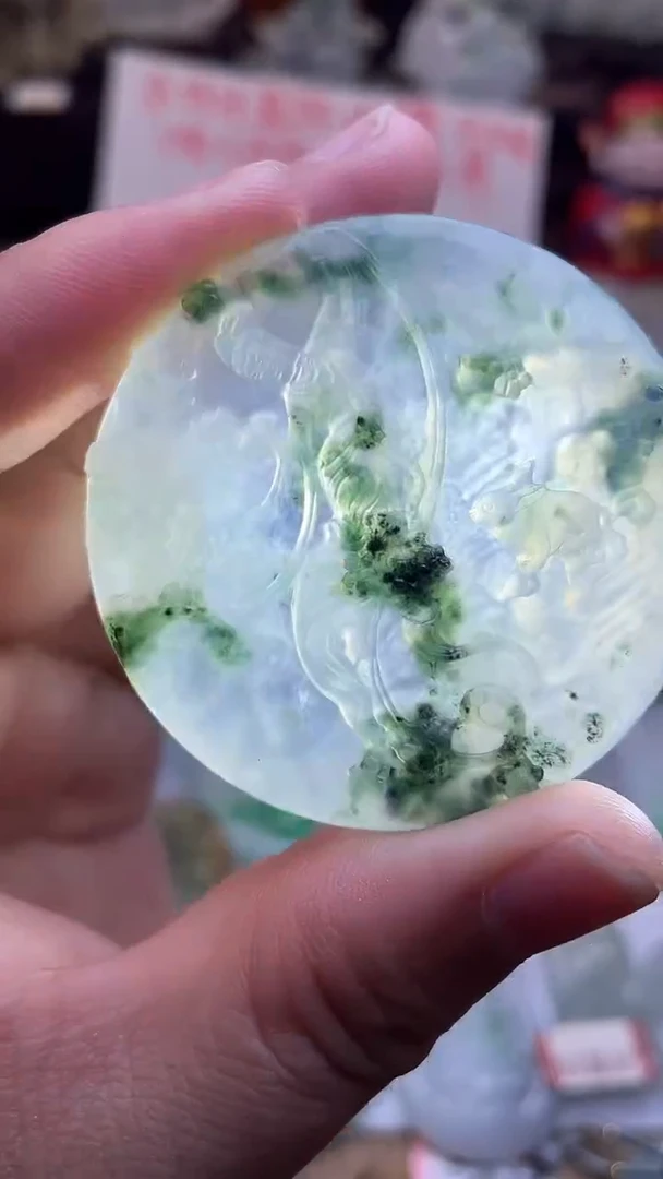 颈饰未镶嵌翡翠嫦娥