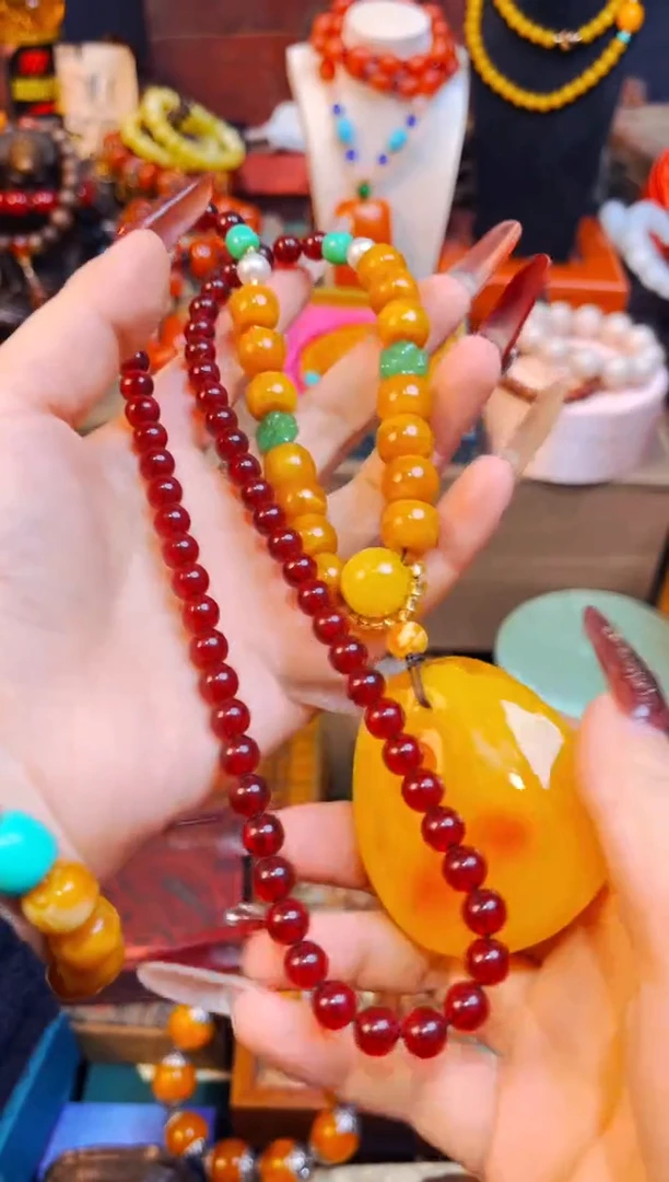 【闪购商品】蜜蜡颈饰未镶嵌兰妹精品精选饰品链接61