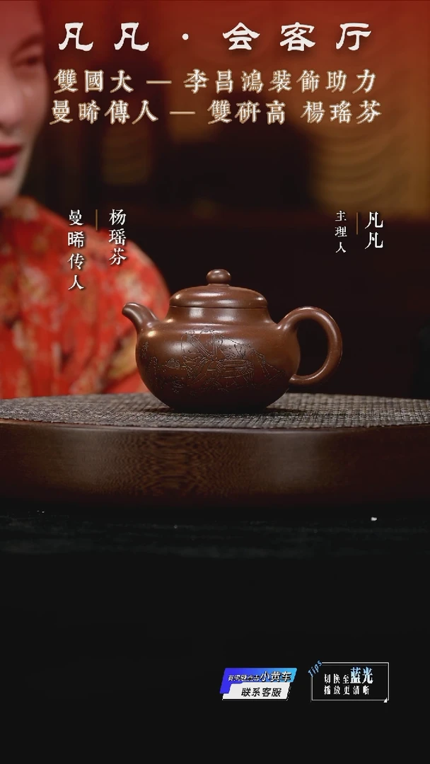 茶壶紫砂HX杨瑶芬109 柿圆底槽清300cc