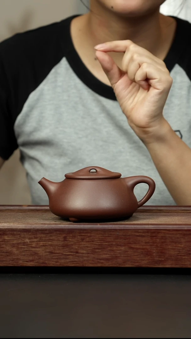 紫砂茶壶四号井底槽清 高温满瓢 小二