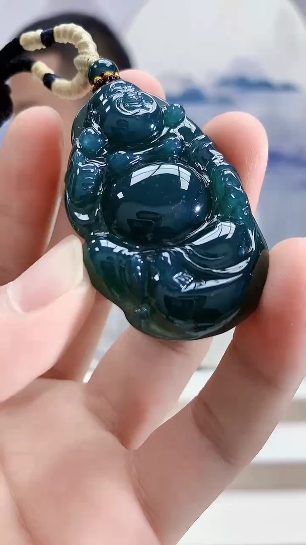 未镶嵌定制翡翠4898bb-毛货挂件61