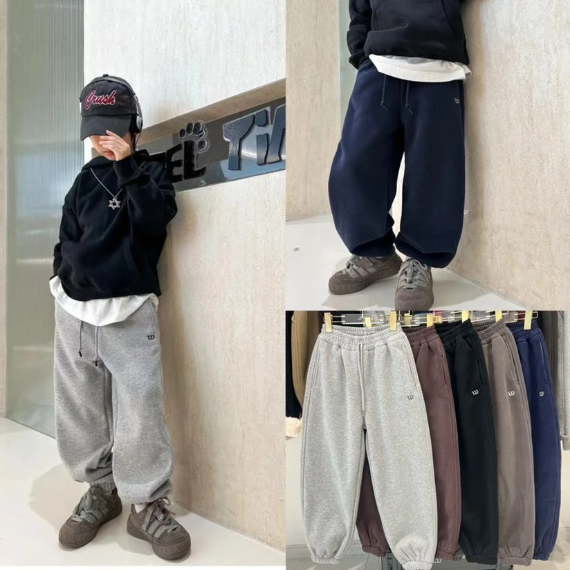 新疆包邮  冬季新款时尚加绒卫裤时58829