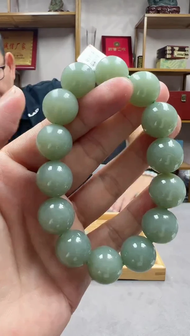 手链未镶嵌和田玉16且末天空蓝