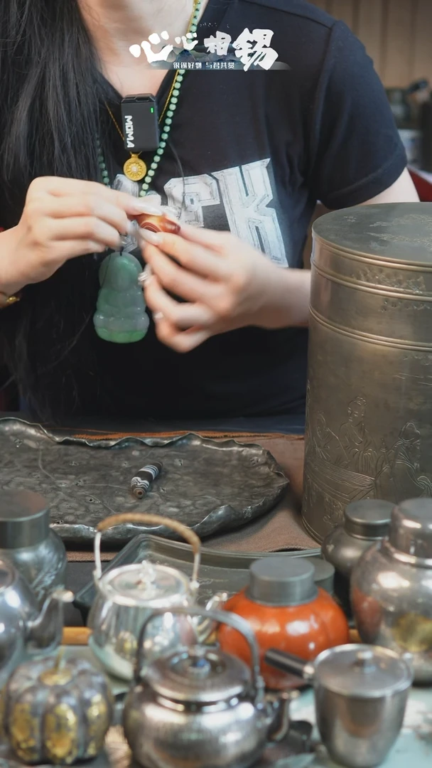 瓷片心心相锡心心相锡