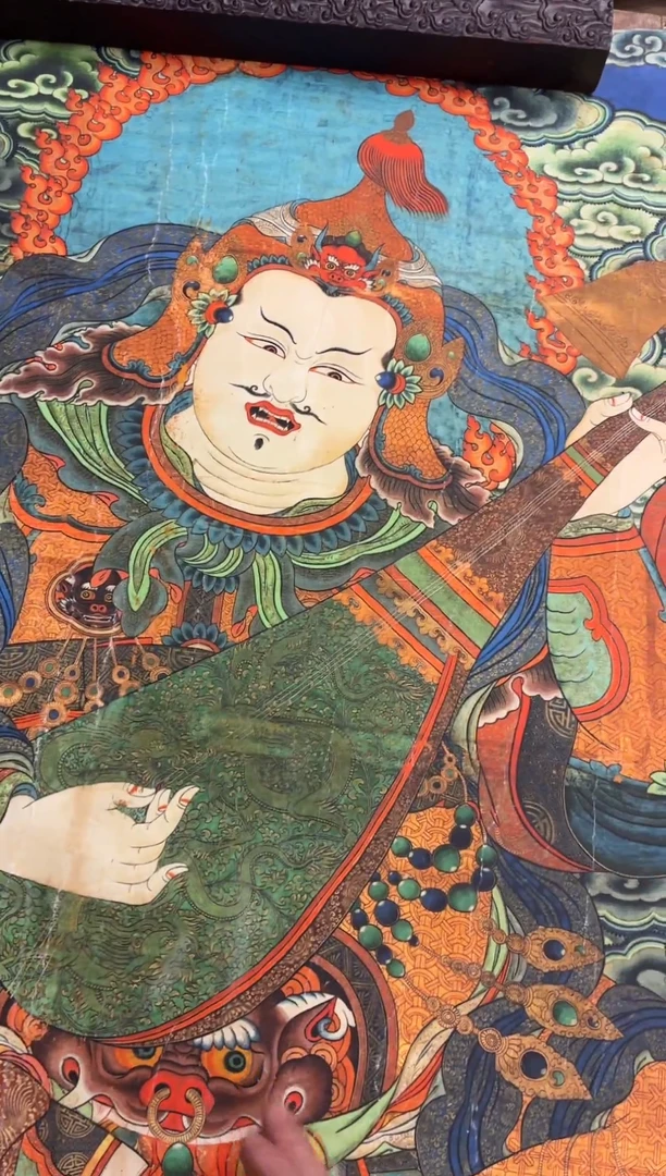 装裱画 澄空梵像高端精品唐卡AA77