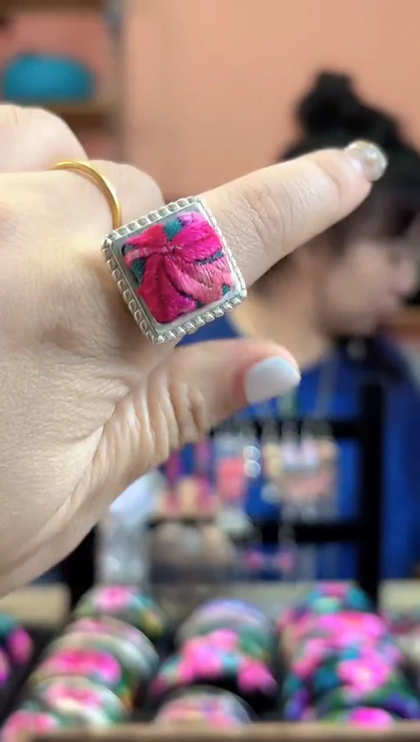 织绣艺枝独绣老绣饰品116