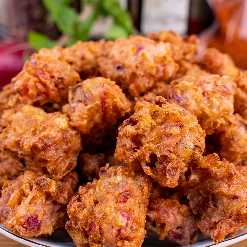 纯手工萝卜素丸子食油炸旱萝卜丸子火锅麻辣烫加热即食小吃真空装