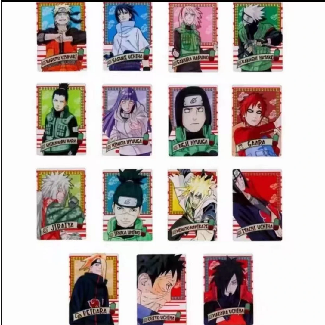 日谷JS限定 火影忍者 原画亚克力数据卡一弹