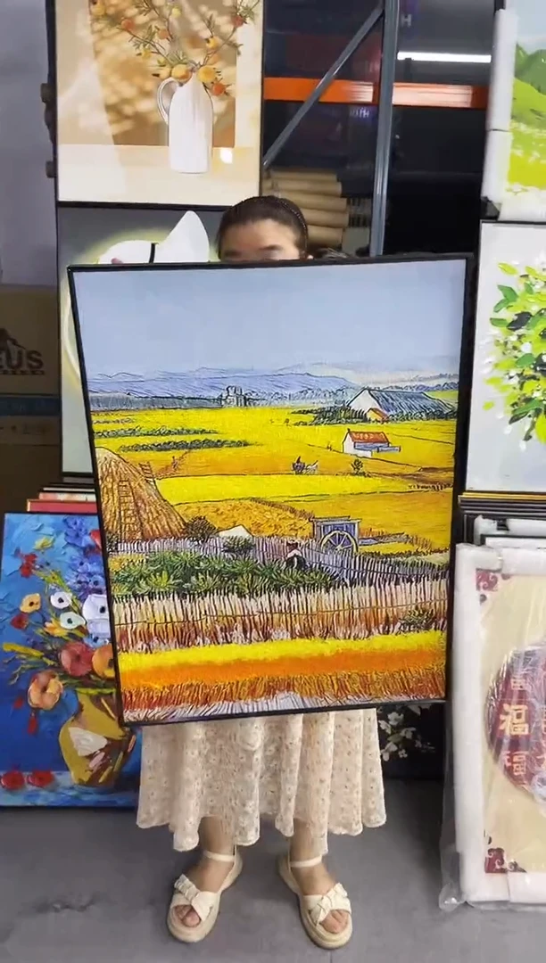 带灯款小*杨装饰画一个