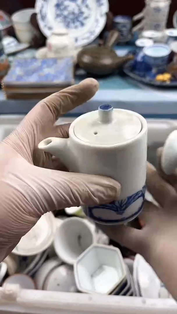 瓷片英歌瓷器满19.9包邮