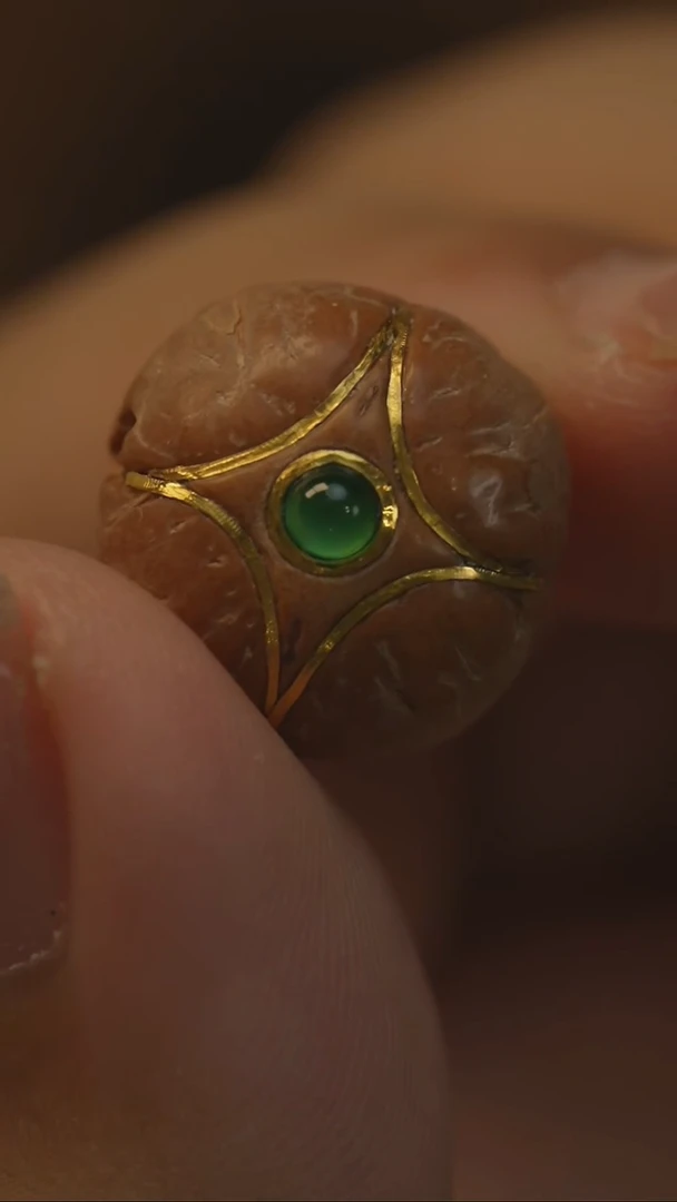 把件凤眼菩提多*.S01麒麟眼三通