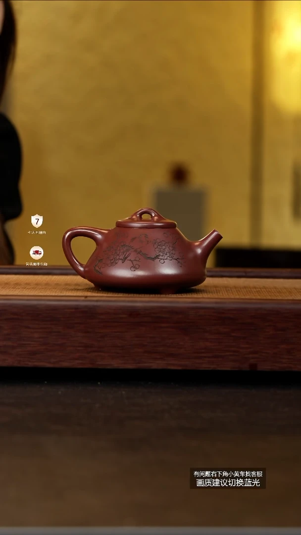 茶壶紫砂范家壶庄原矿大生龙血砂子冶石瓢PL048
