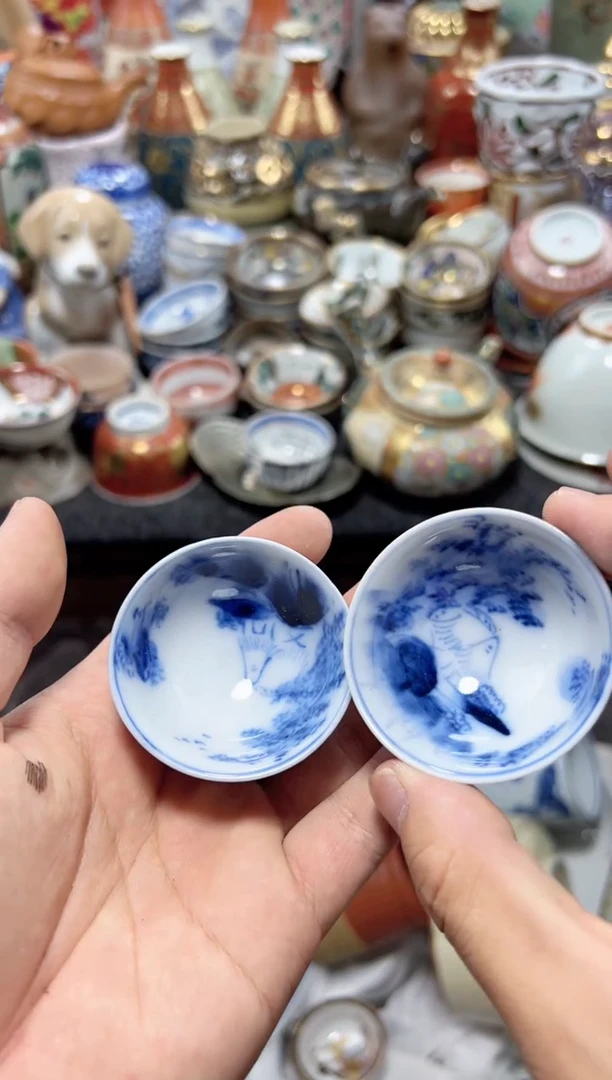 瓷片夏目海外回流瓷器中古品。