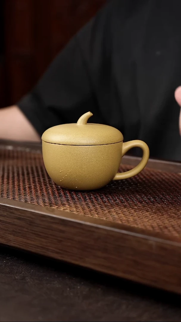 茶壶紫砂黄金段苹果盖杯
