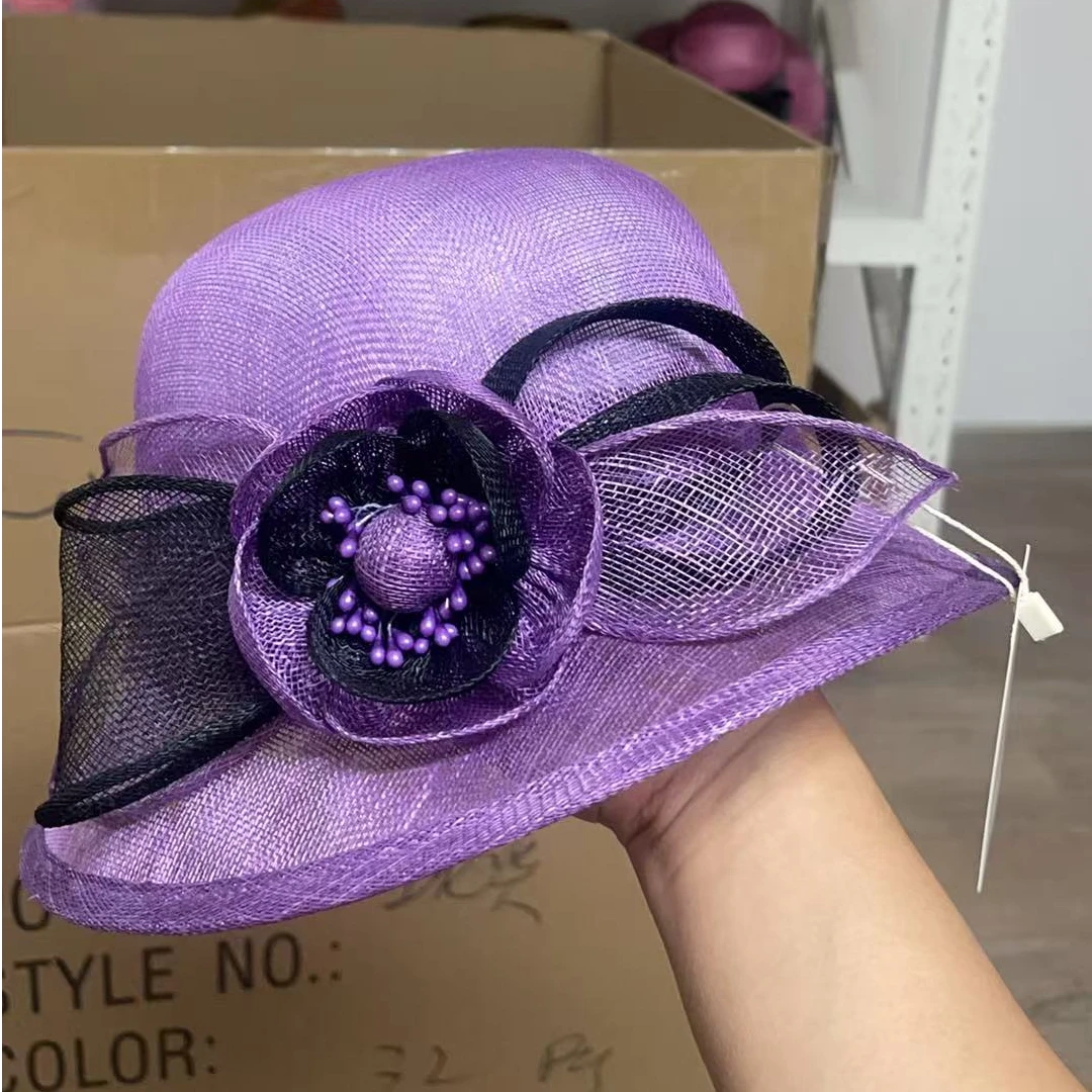 简单的麻纱帽子14号