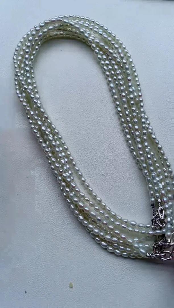 项链合金淡水珍珠多样性发其一，非无暇