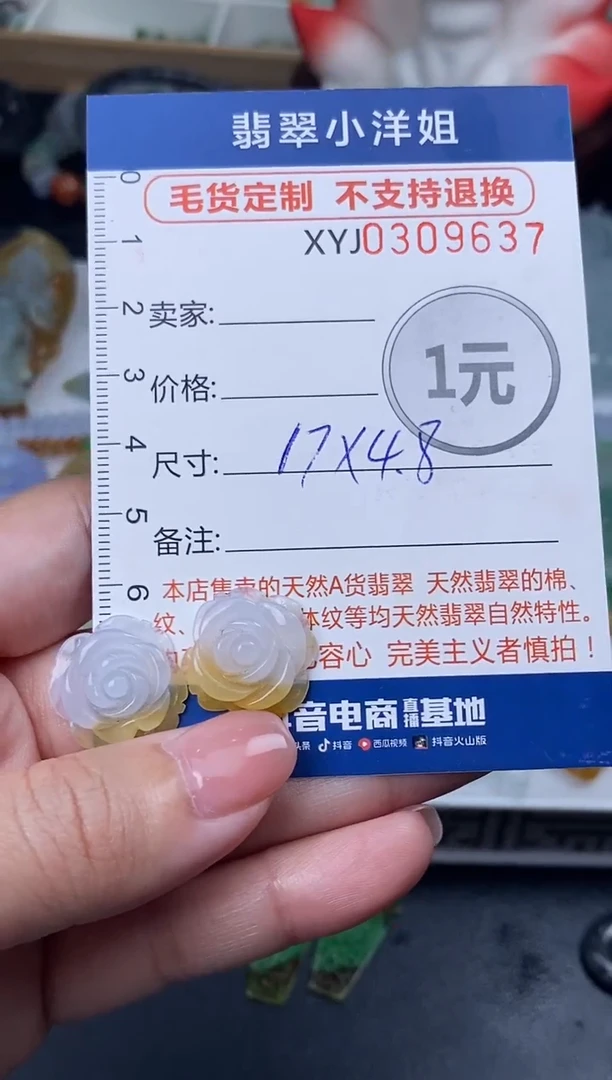 未镶嵌定制翡翠柠**R毛货商品 不退换/ 9637