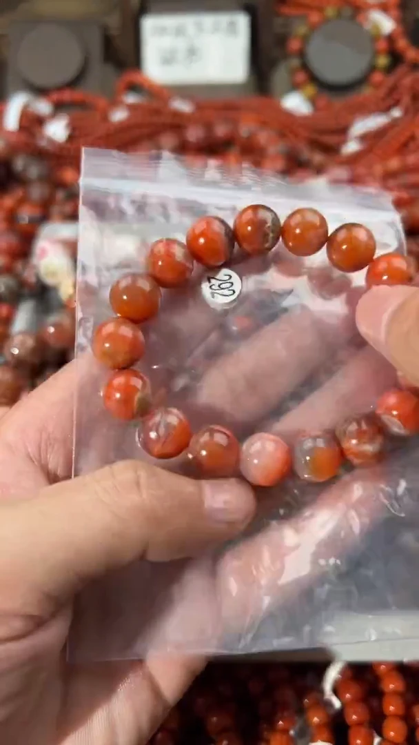南红玛瑙手串未镶嵌12