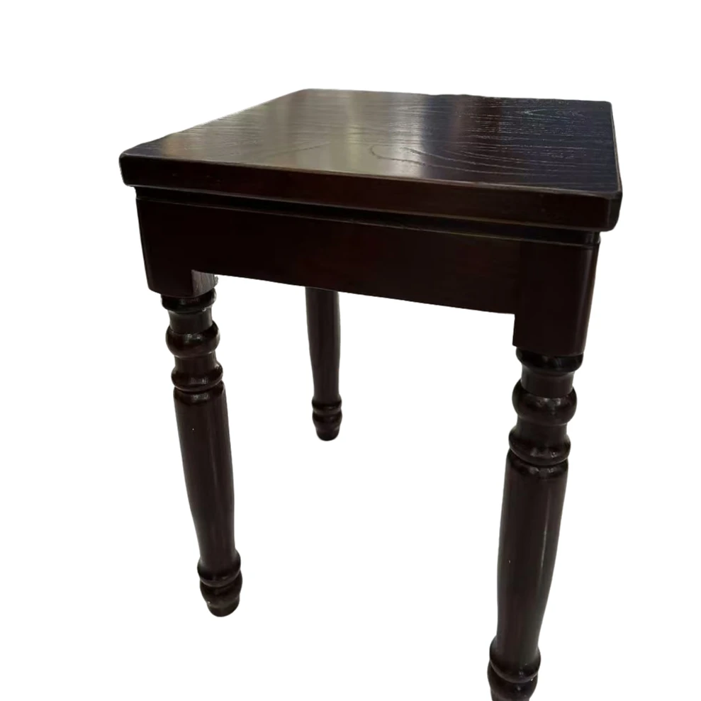 进口白蜡木全实木梳妆凳多功能换鞋凳