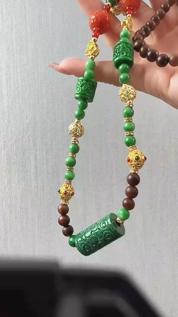 颈饰未镶嵌翡翠路路通