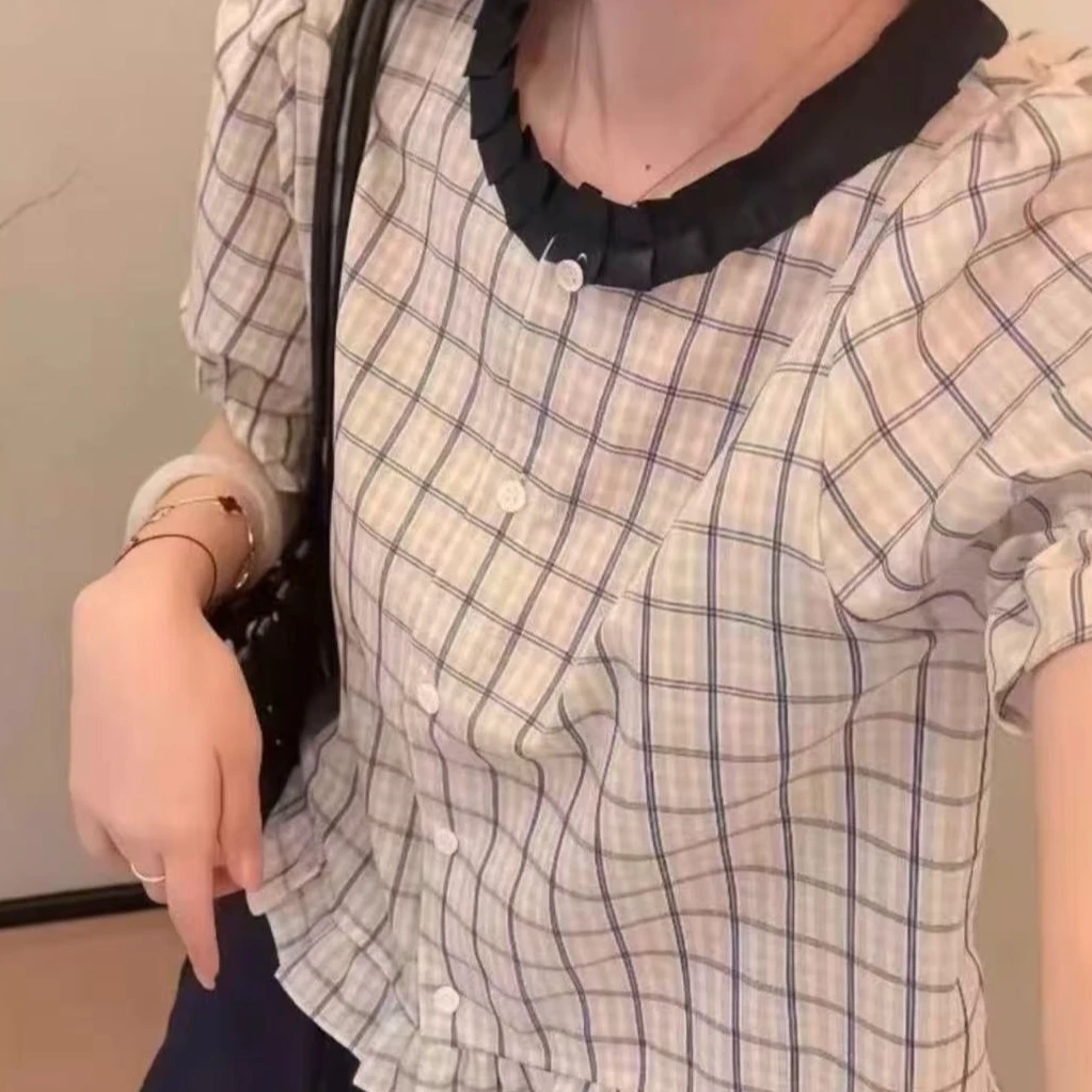 【301-400】现货 夏季显白显瘦甜美衬衫女过款链接