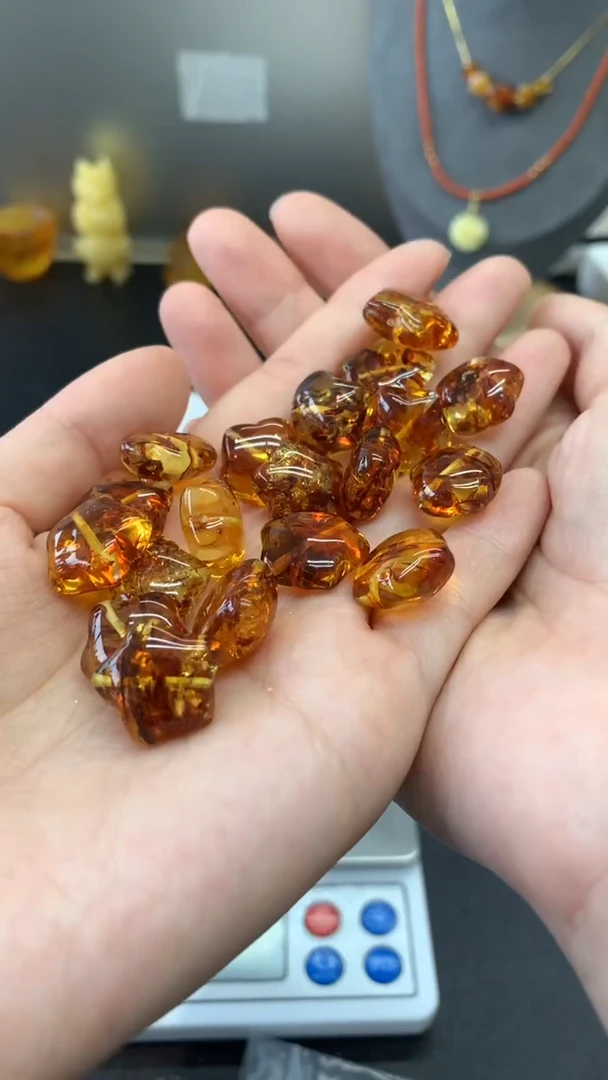 未镶嵌琥珀珠宝奇石2563多样性发其一默认有瑕