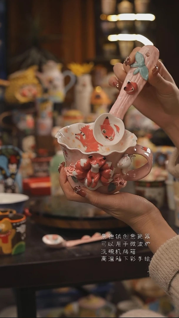 景德镇釉下彩绘设计师款式陶瓷