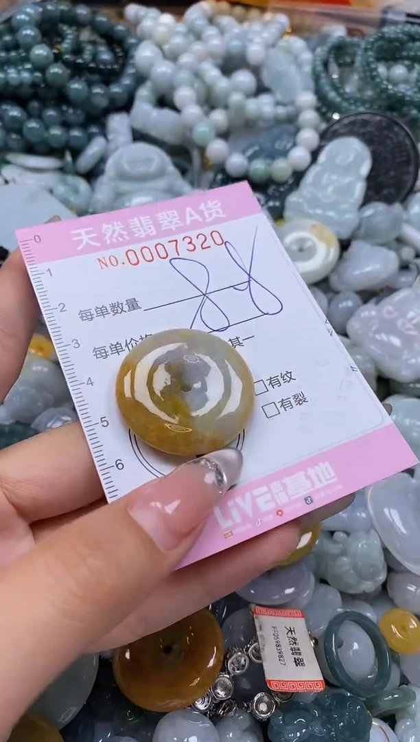 翡翠未镶嵌颈饰闪购0007320