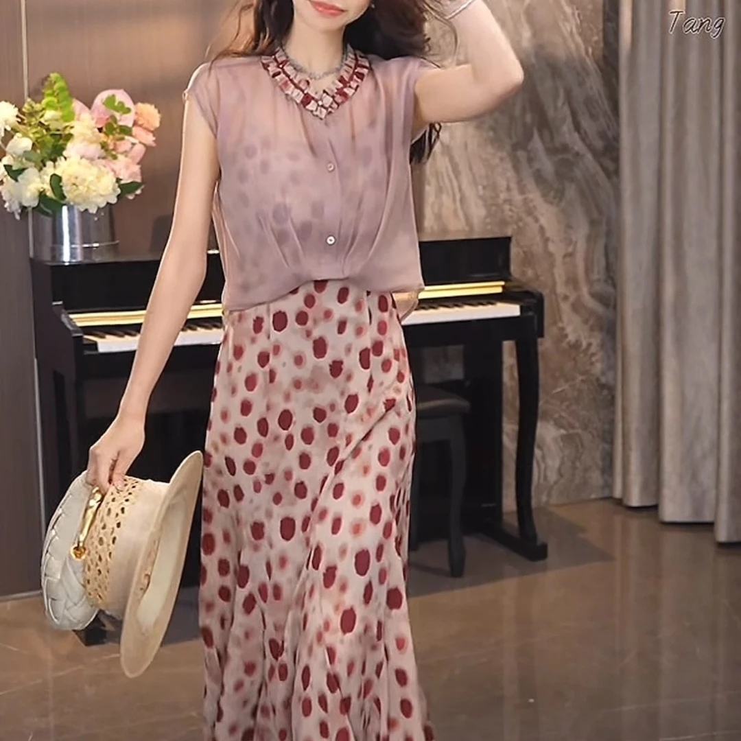 【TangTang·Studio】水朦胧收腰气质显瘦女装连衣裙 025