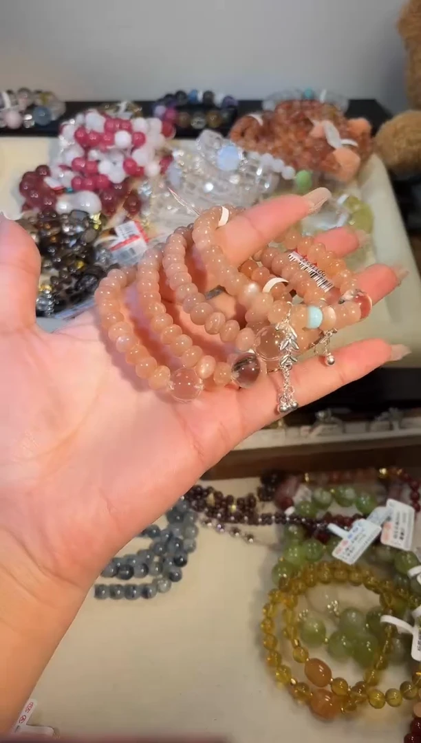 未镶嵌手串日光石k295多样性发货一件