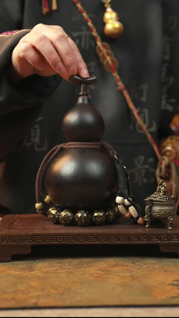 108大漆一物一拍记葫堂出品【不带手串】