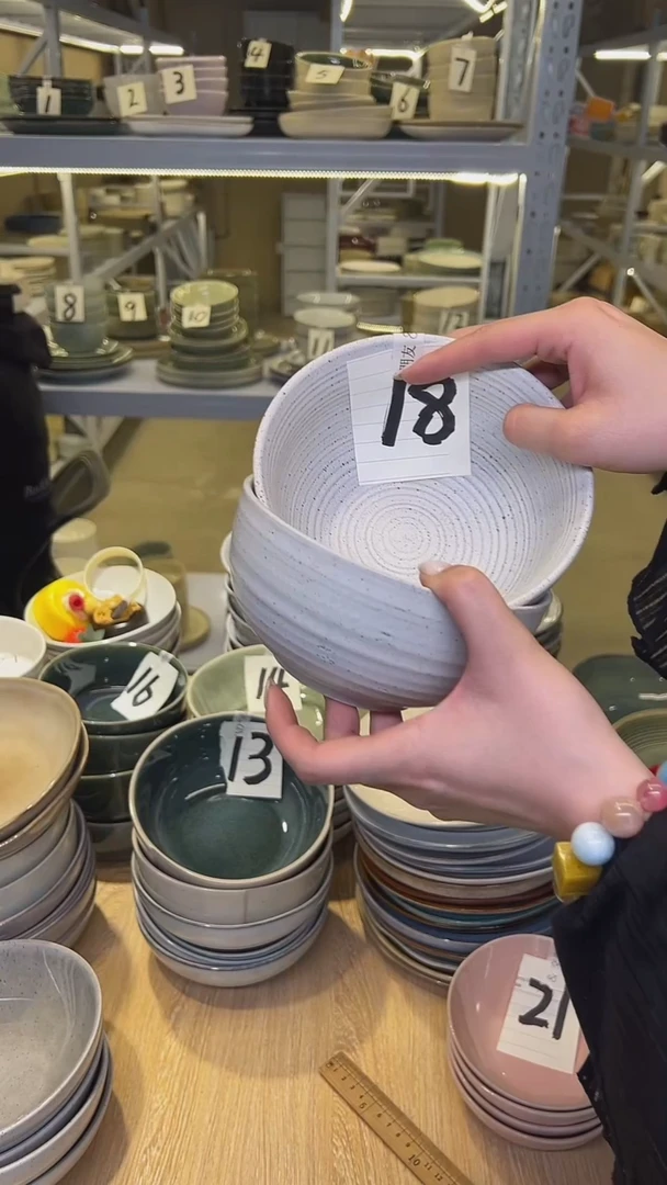 瓷19高温釉下彩陶瓷餐具