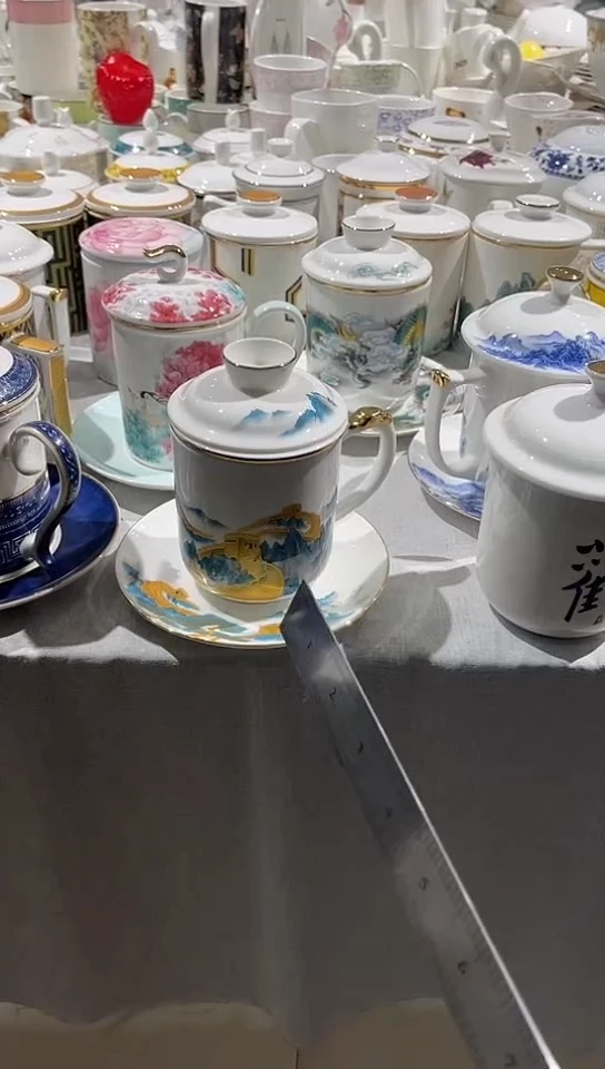 瓷长城茶漏隆达骨质瓷