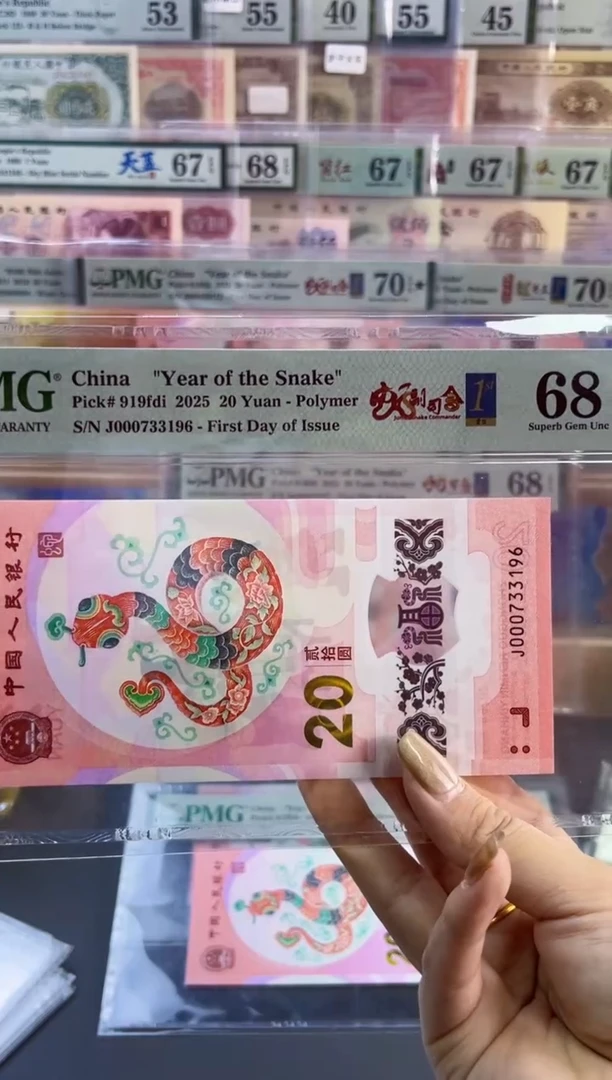 【闪购商品】塑料蛇副司令首日标 PMG68分尾196