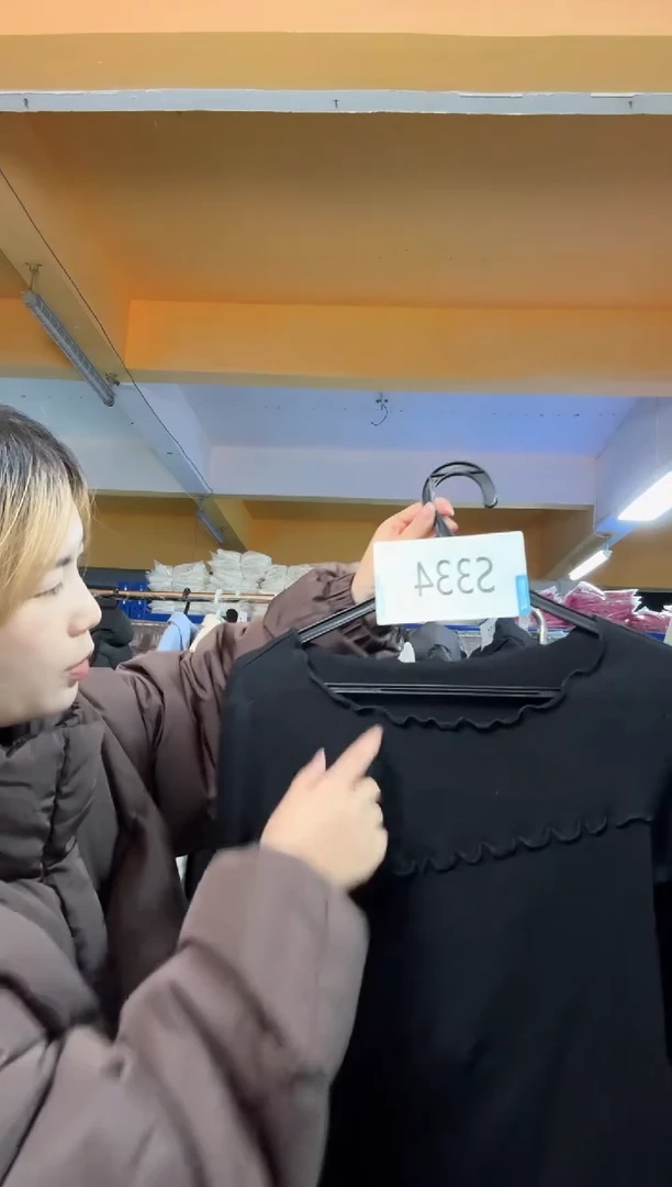 S334黑色打底长袖