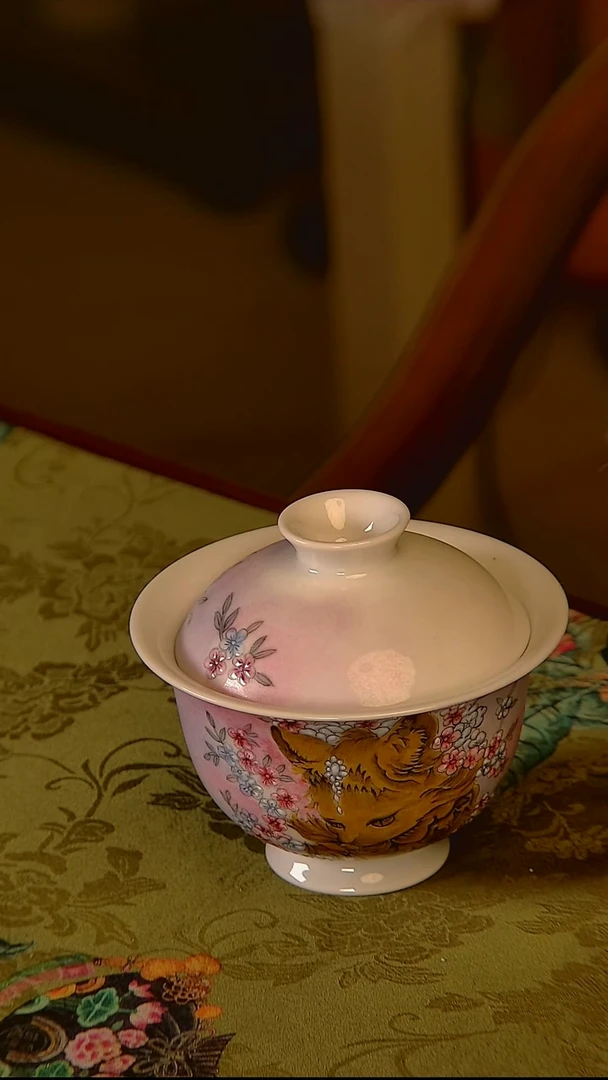 杯手工手绘杯杯很美丽