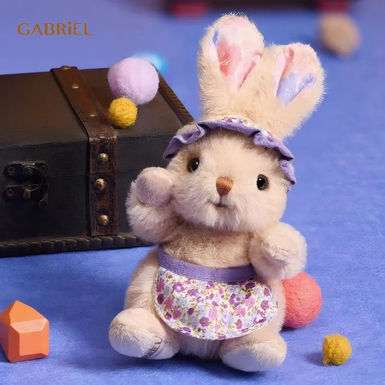 伽百利/Gabriel/小兔子毛绒玩具手工柔软礼物陪伴玩偶生日布娃娃