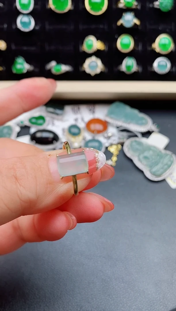 【闪购商品】翡翠戒指银S925镶嵌12121212