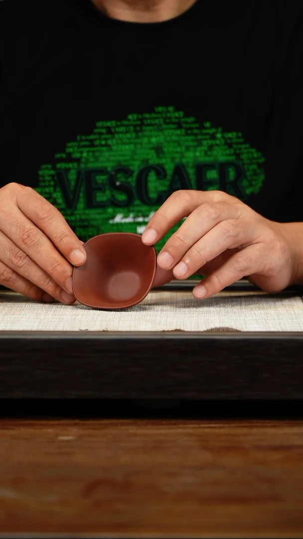 茶壶紫砂紫泥混方斗笠