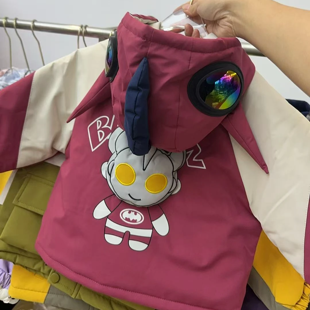 【小阿姨】A005 红色奥特曼二棉儿童外套