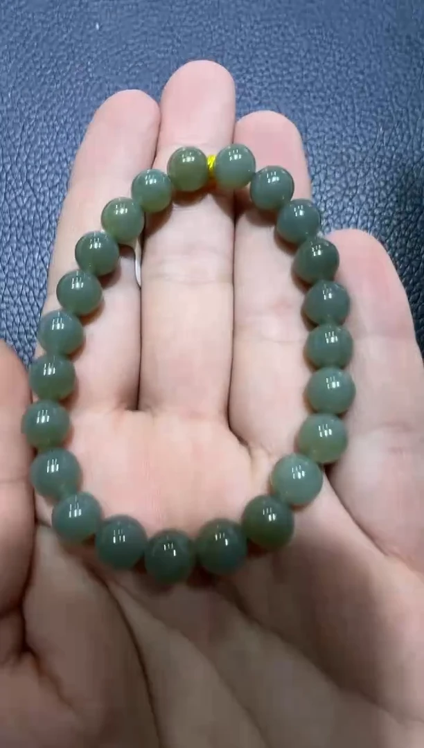 未镶嵌手串和田玉且末蓝手串（产地直发）